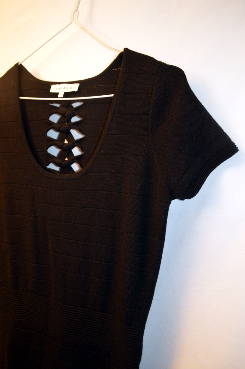 Robe SANDRO noire Taille 3